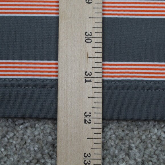 Callaway Polo Shirt Mens 2XL XXL Gray/Orange Striped Opti-Dri S/S Stretch Golf - Picture 11 of 12